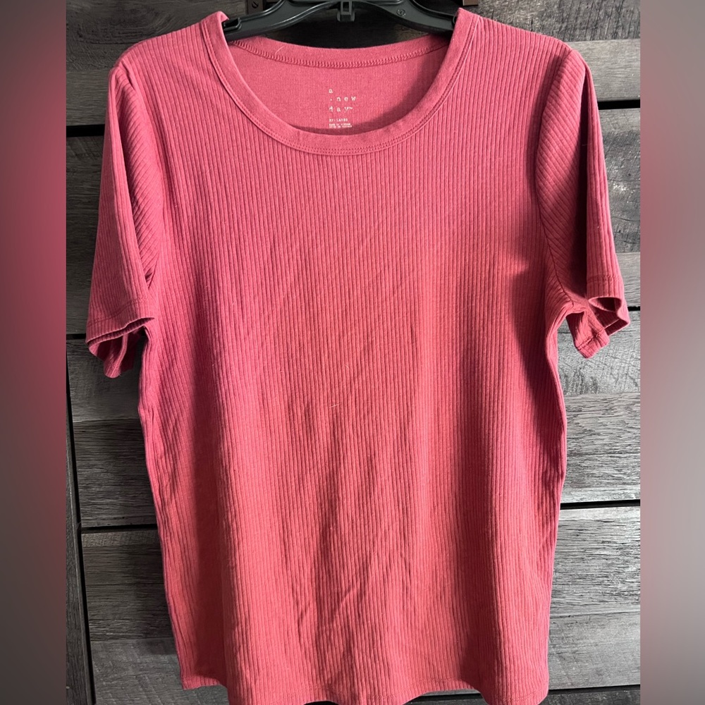 A New Day ribbed short sleeve top